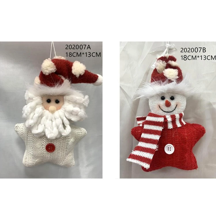 Fabric Christmas Hanging Ornaments