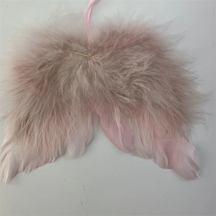 Feather Angel Wings Christmas Ornament