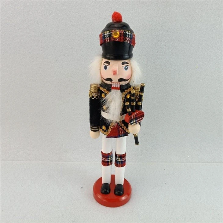 Tall Wooden Nutcracker Soldier