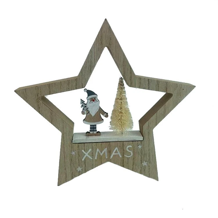 Wooden Christmas Table Decorations