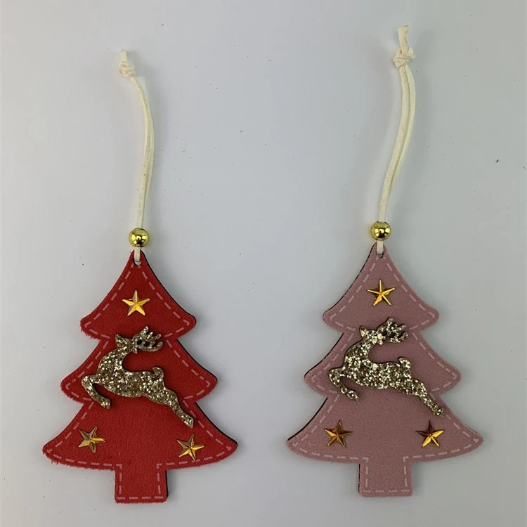Wooden Christmas Tree Hanging Decoration