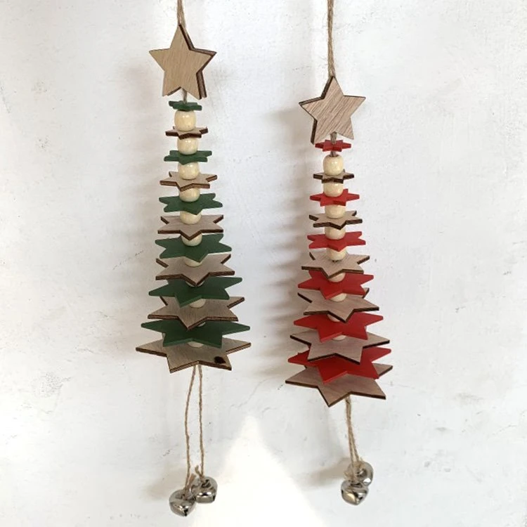 Wooden Christmas Tree Hanging