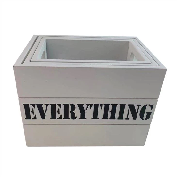 Wooden Storage Box Set