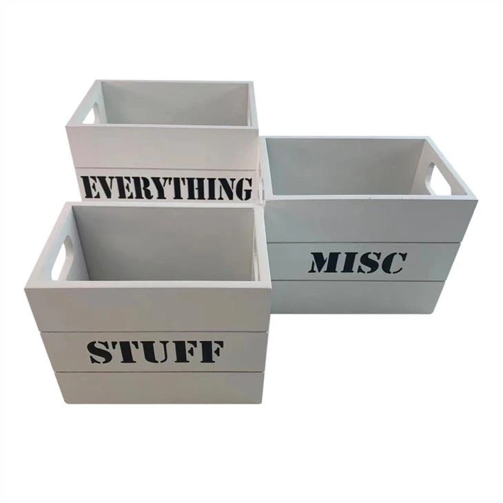 Wooden Storage Box Set