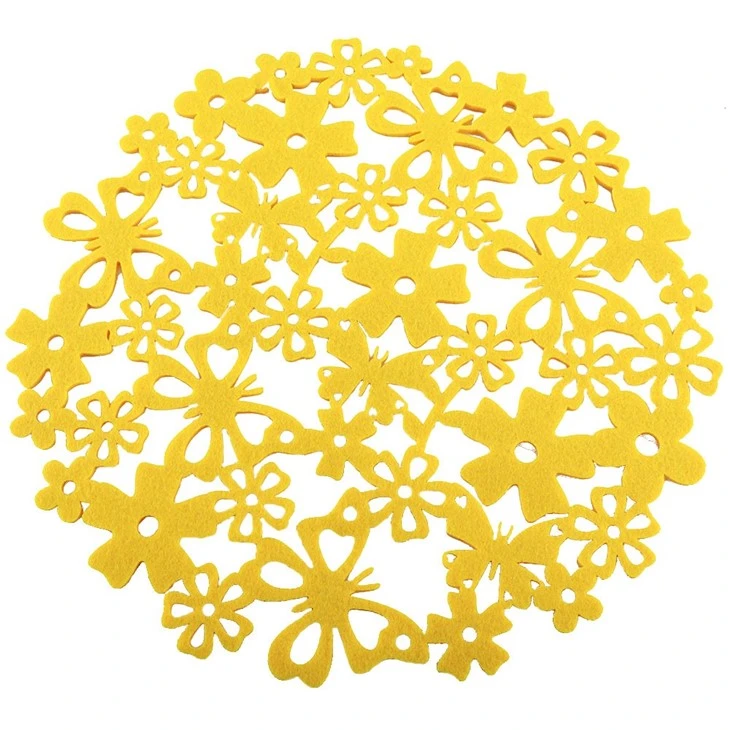 Easter Felt Coaster Mats Felt Desk Pad