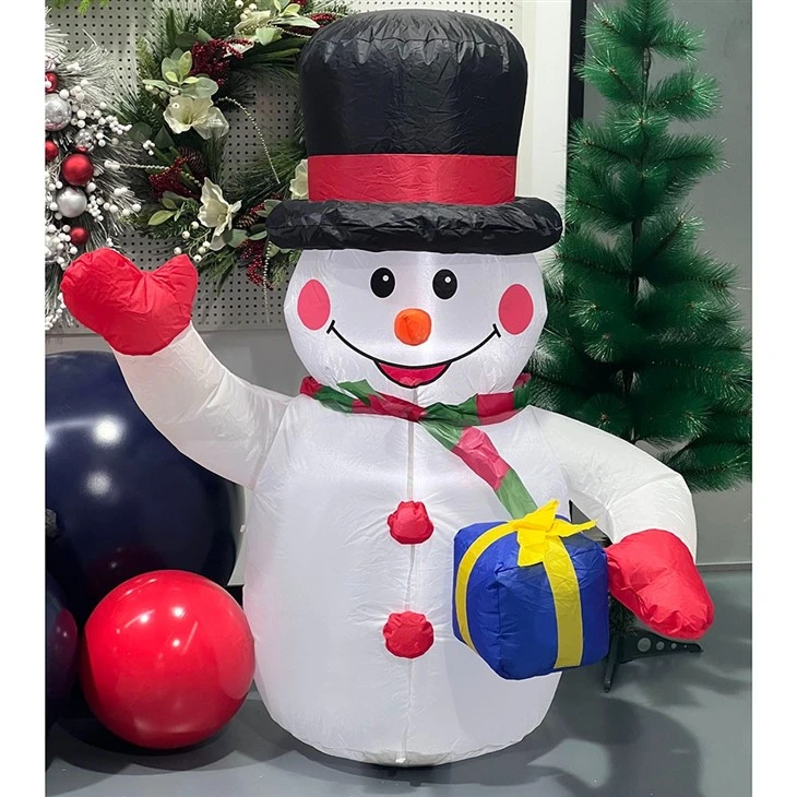 Christmas LED Inflatable Decoration For Snowmen And Santa Claus