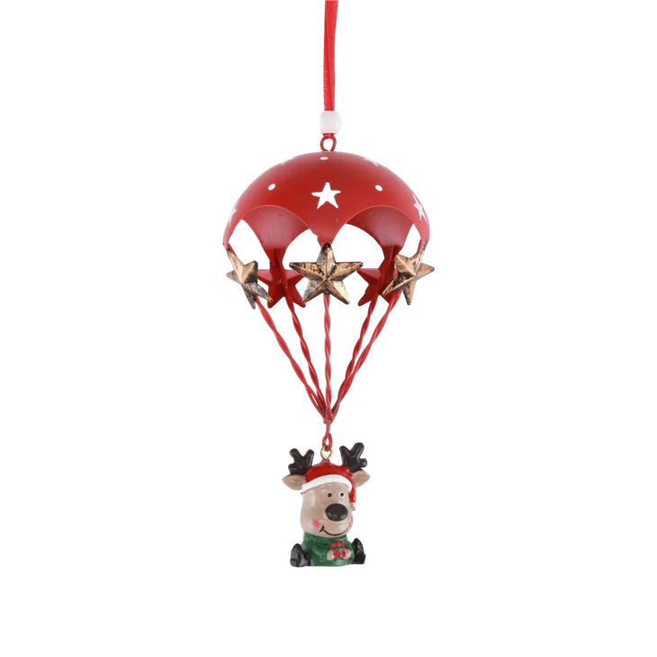 Christmas Tree Hot Air Balloon Parachute Design Pendant