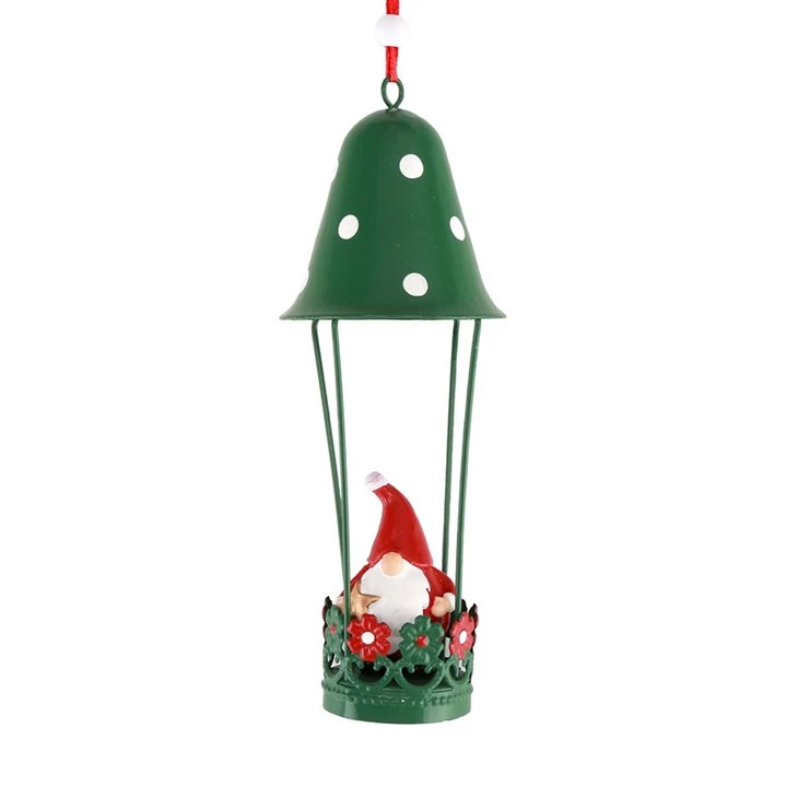 Christmas Tree Hot Air Balloon Parachute Design Pendant