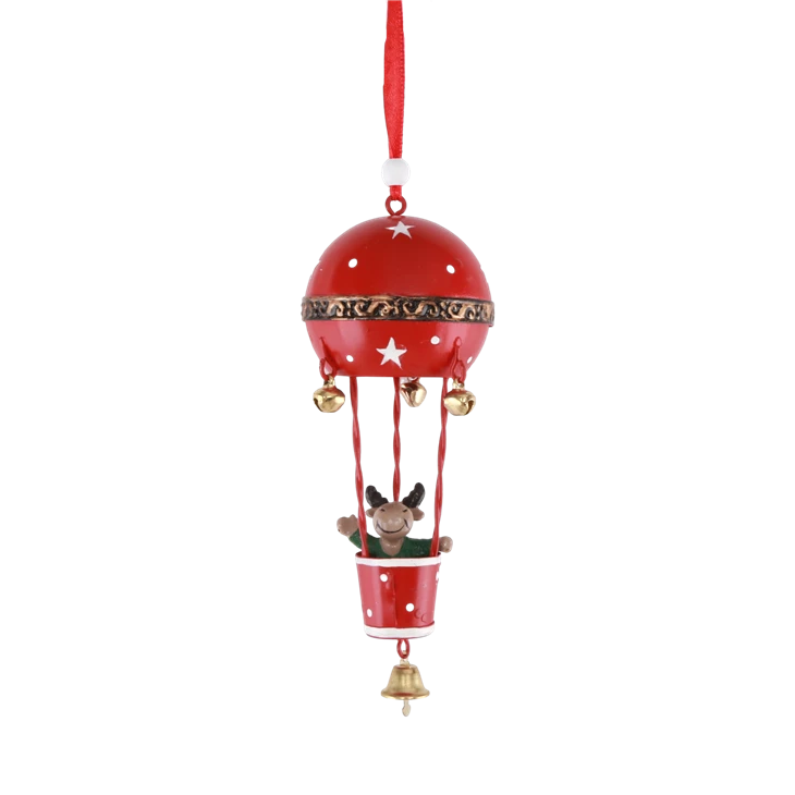 Christmas Tree Hot Air Balloon Parachute Design Pendant