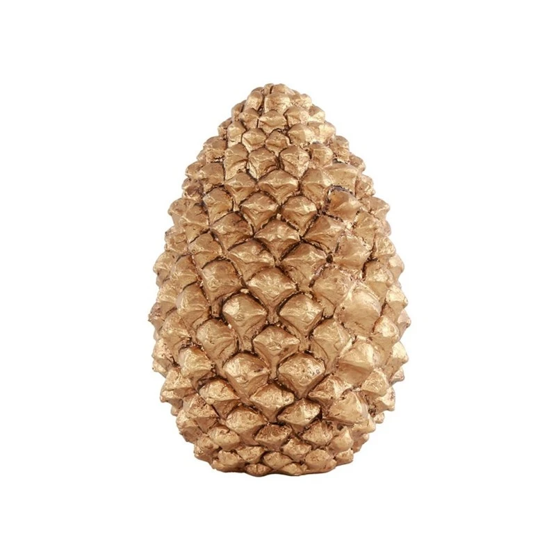 Gold Pine Cone Ornament