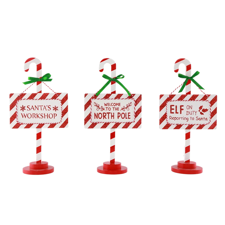 Home Fireplace Table Ornaments Road Signs