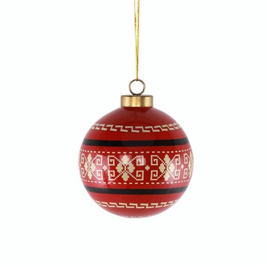 LED Christmas Ceramic Ball Decor