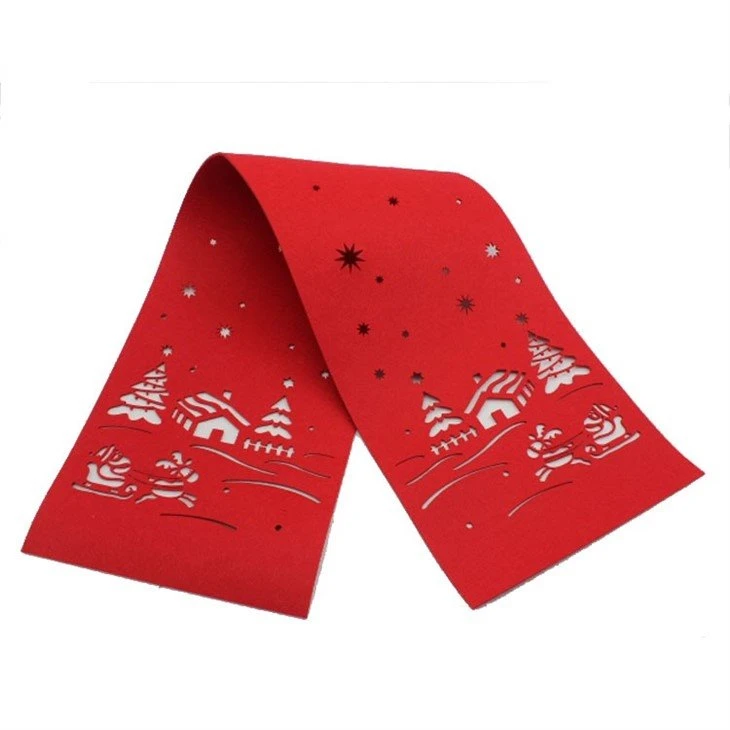Christmas Felt Table Runner