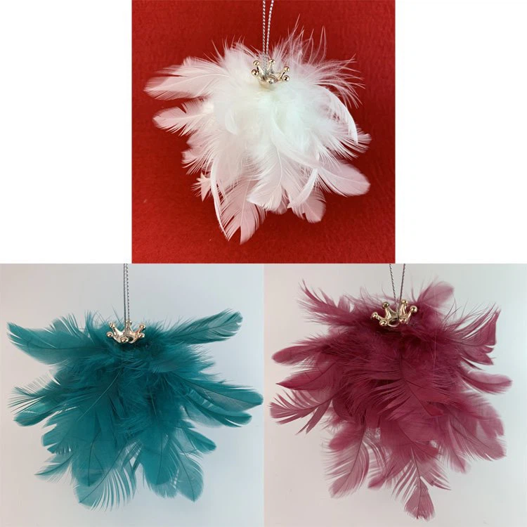 Feather Christmas Ball