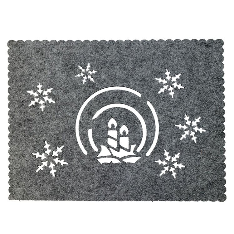 Grey Felt Table Mats