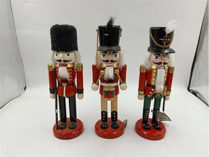 Tall Wooden Nutcracker Soldier