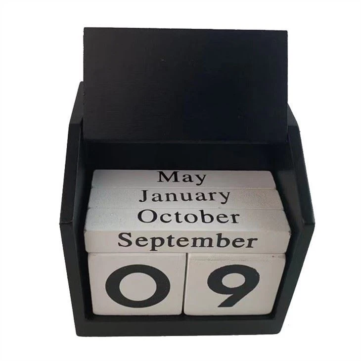 Wooden Calendar Box