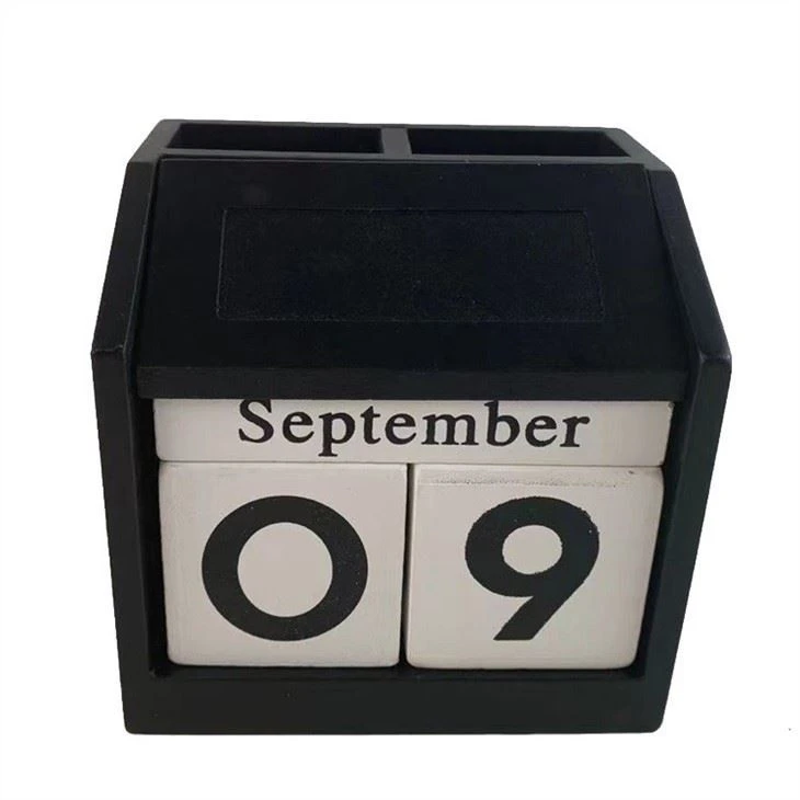 Wooden Calendar Box