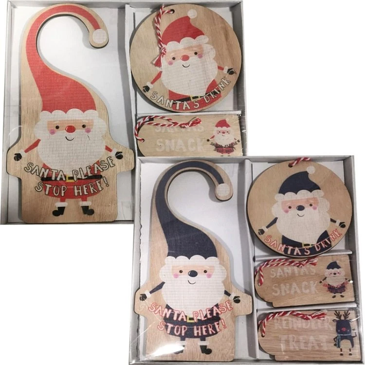 Wooden Christmas Ornament Sets