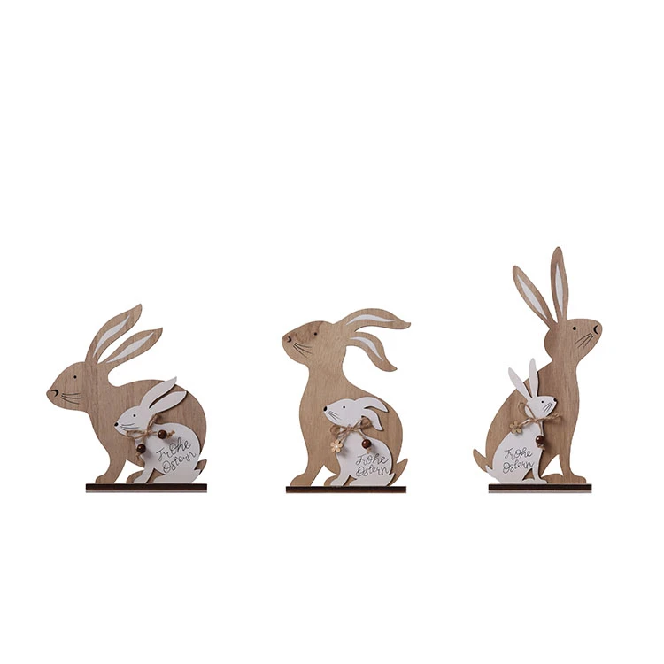 Wooden Easter Rabbits