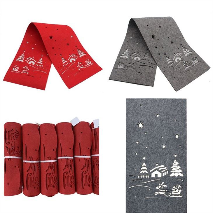 Christmas Felt Table Runner