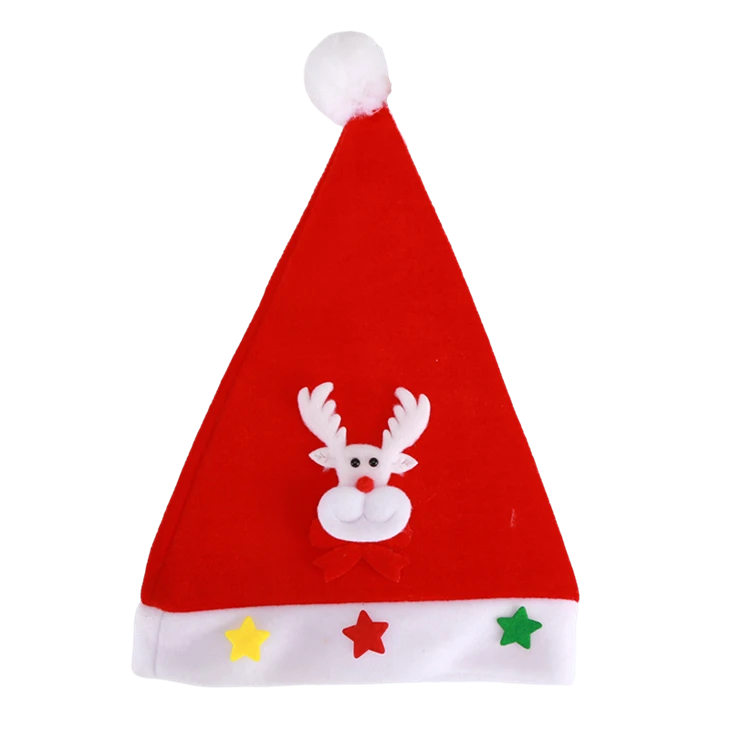 Wholesale Santa Hat Adult Kids Xmas Festival Holiday Velvet Christmas Hats
