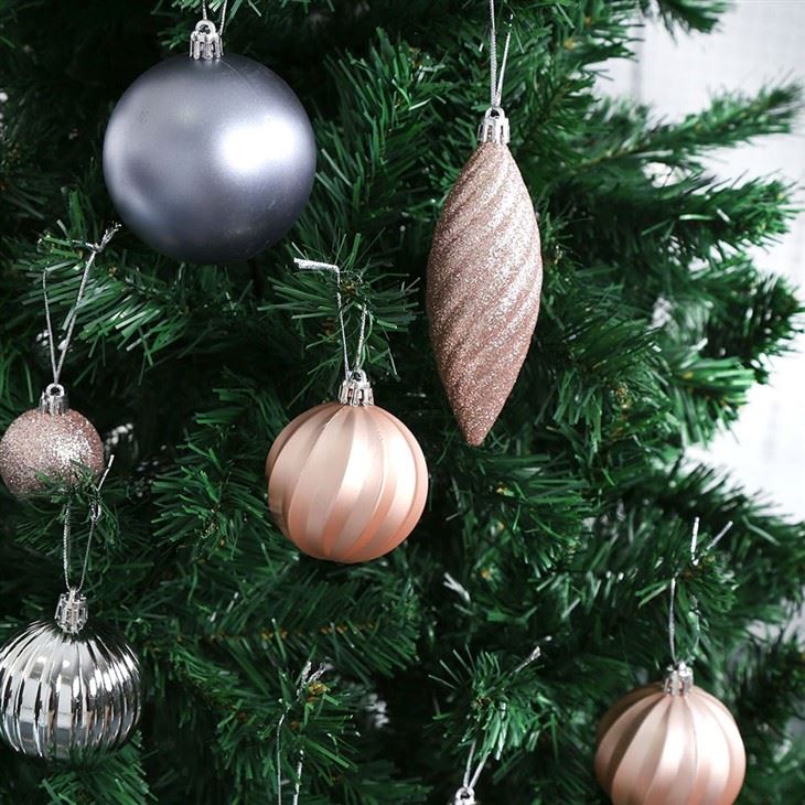 Christmas Tree Decorations Pink Christmas Balls