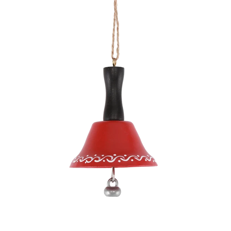 DIY Christmas Tree Bell Hanging Pendant Metal Crafts Gift