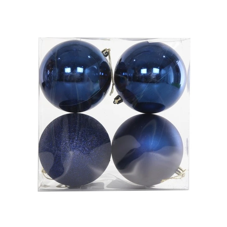 Enchanting Blue Christmas Balls Ornaments