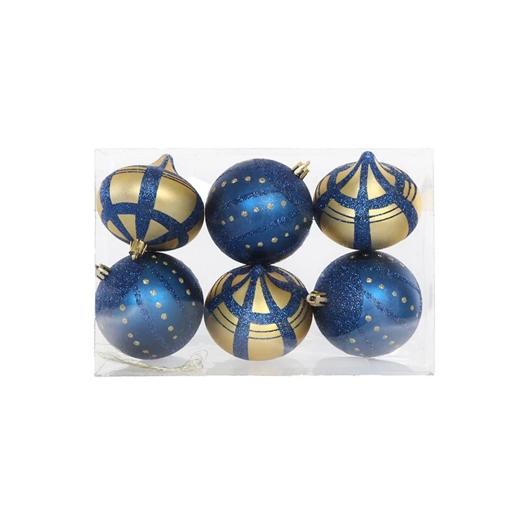 Enchanting Blue Christmas Balls Ornaments