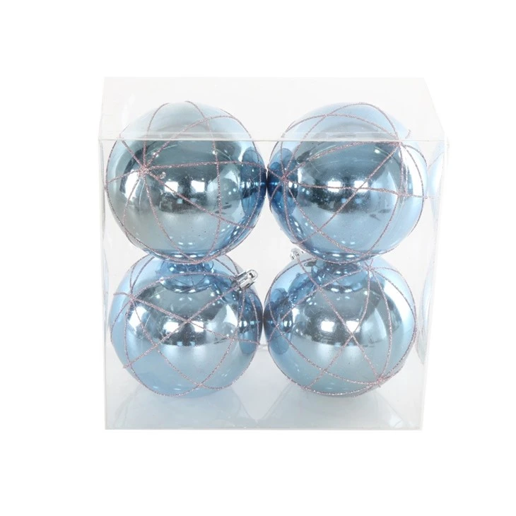 Enchanting Blue Christmas Balls Ornaments