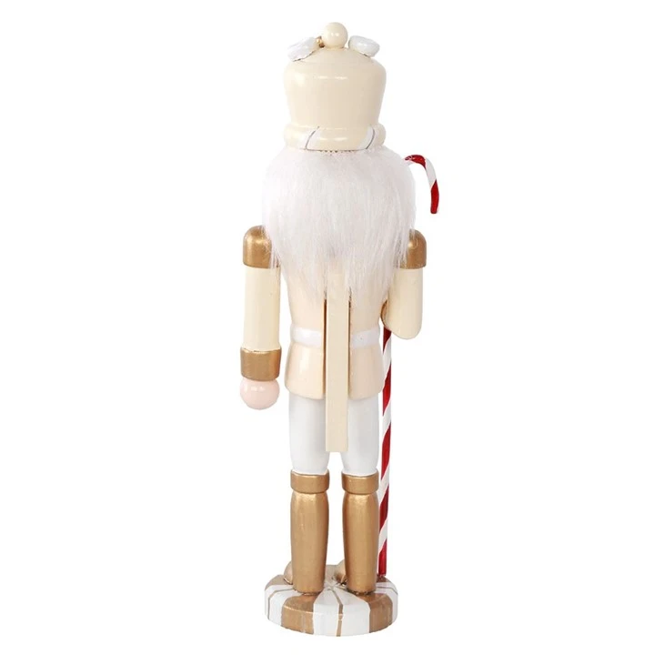 Golden Wooden Nutcracker Ornament Christmas