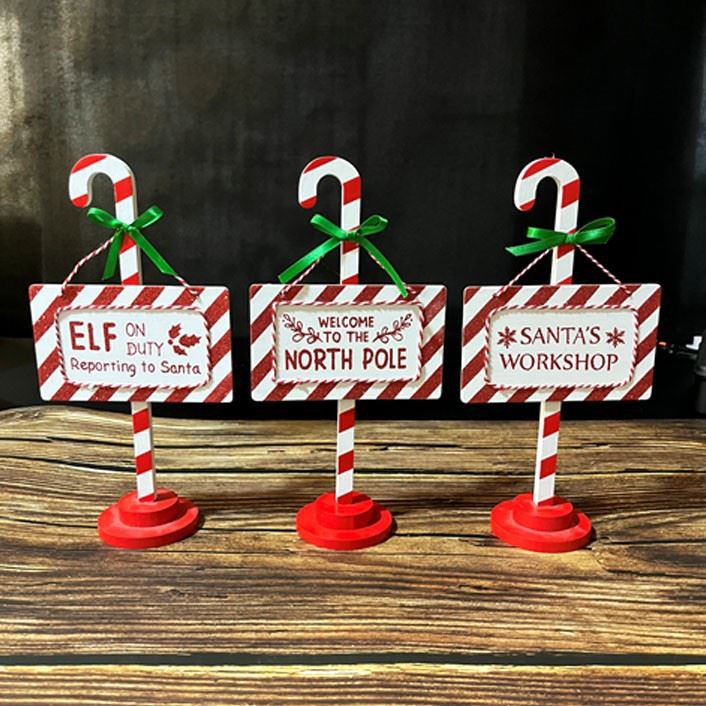 Home Fireplace Table Ornaments Road Signs