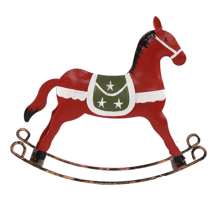 Rocking Horse Christmas Tabletop Decoration